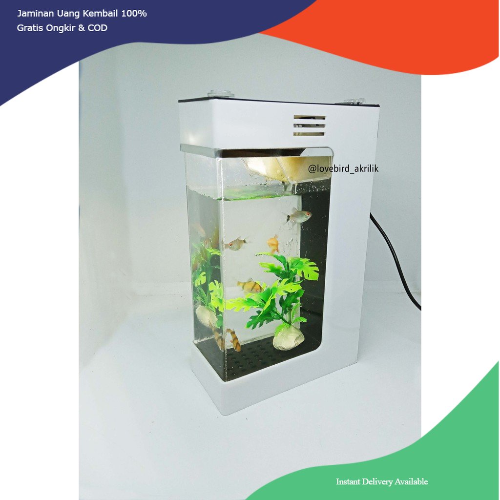Aquarium Akrilik, Aquarium Acrylic, Acrylic Aquarium, Aquarium Mini Akrilik, Aquarium ikan hias