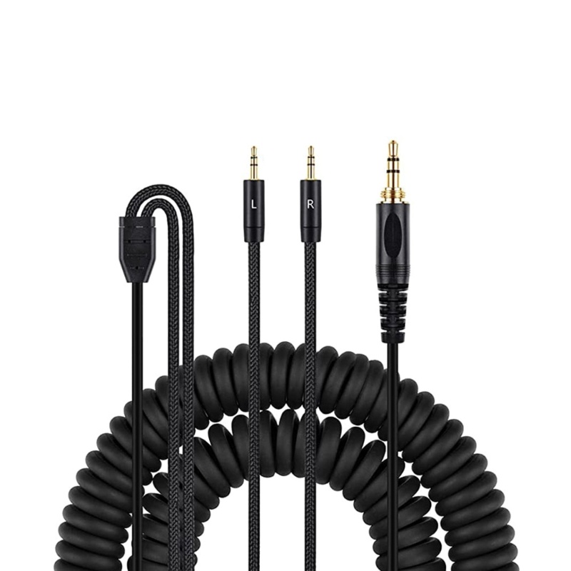 Bt Kabel Coil Headphone Premium-grade Dengan Konektor Ganda Untuk Hifiman HE400S HE-400I