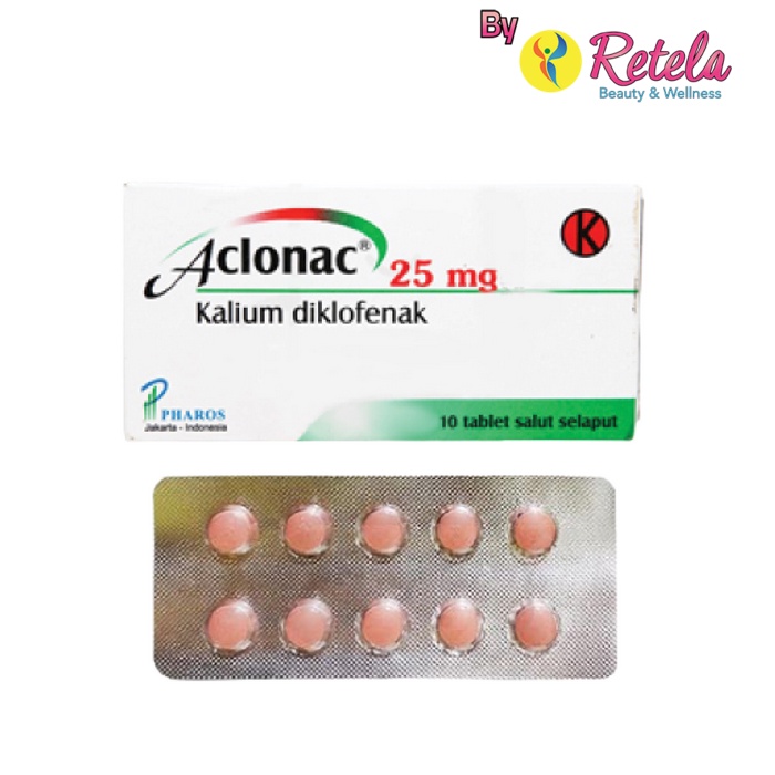 ACLONAC 25MG 1 STRIP 10 TABLET