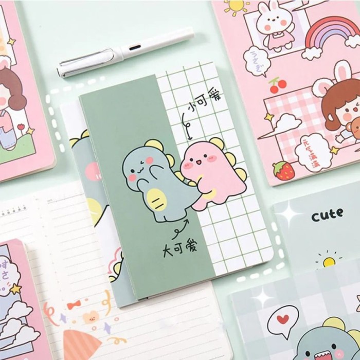 

Notebook Ukuran A5 Buku Tulis Catatan Sekolah Karakter Lucu Part 2 NF
