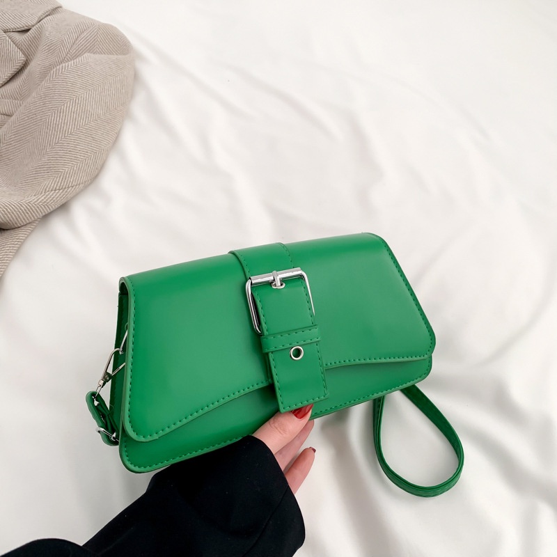 Tas wanita import berkualitas harga grosir bisa cod Versi Korea retro dari tas ketiak populer wanita 2023 mode baru portabel Messenger bahu tunggal gesper kasual tas persegi kecil
