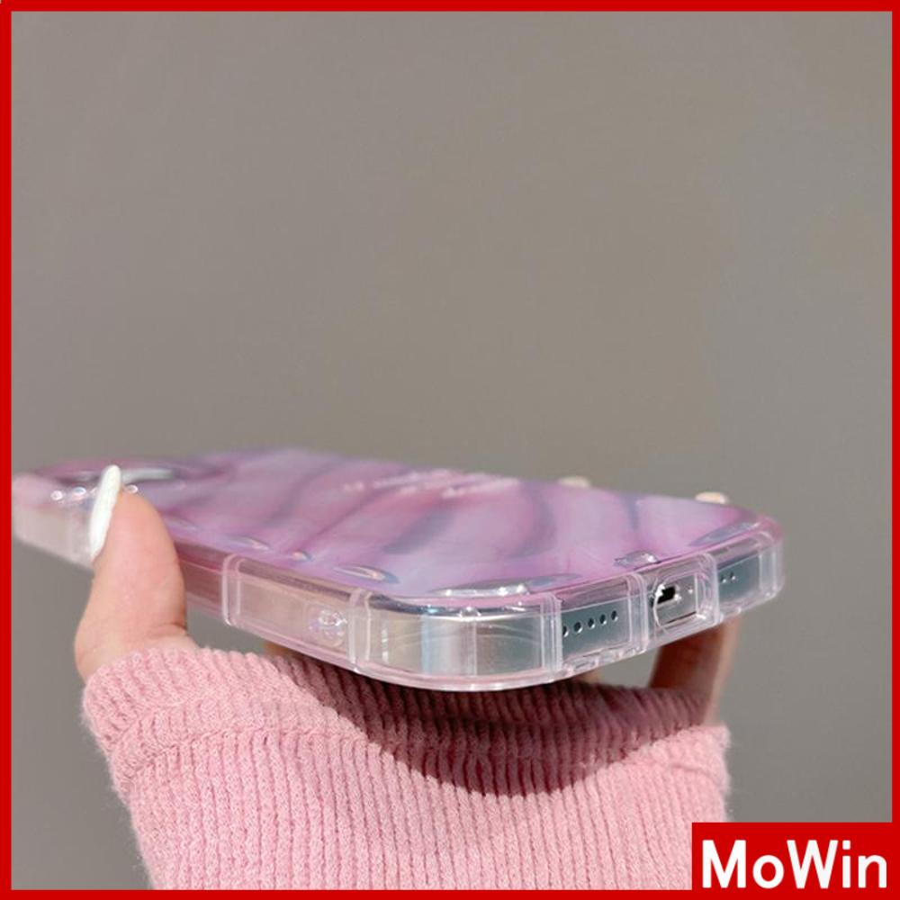Case iPhone 14 Pro Max iPhone Case Laser Reflektif Bening Case TPU Soft Case Airbag Tahan Guncangan Gradien Sederhana Kompatibel dengan iPhone 13 Pro Max 12 Pro Max 11 Xr Xs Max 7Plus 8Plus