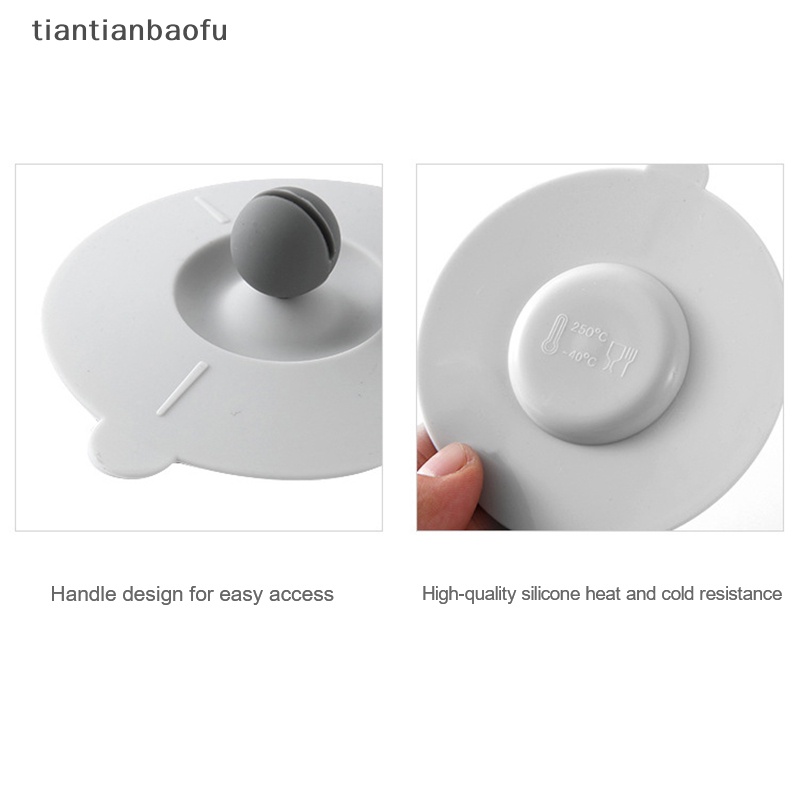 [tiantianbaofu] Reusable Silicone Cup Cover Lucu Seal Suction Cup Cover Tahan Debu Anti Bocor Teh Kopi Tutup Cap Cangkir Aksesoris Butik