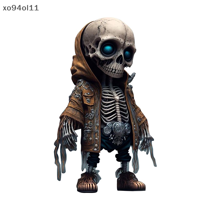 Xo Patung Kerangka Keren Halloween Skeleton Doll Resin Ornamen OL