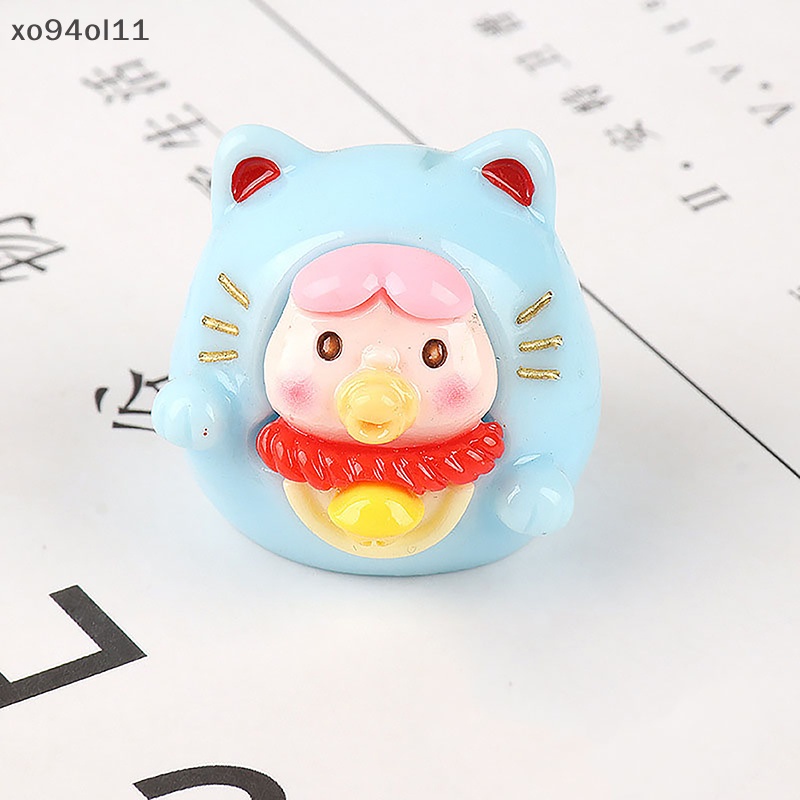 Xo 1Pc Mini Lucky Cat Ornamen Kartun Boneka Lanskap Mikro Rumah Boneka Miniatur Mobil Mainan Desktop Dekorasi OL