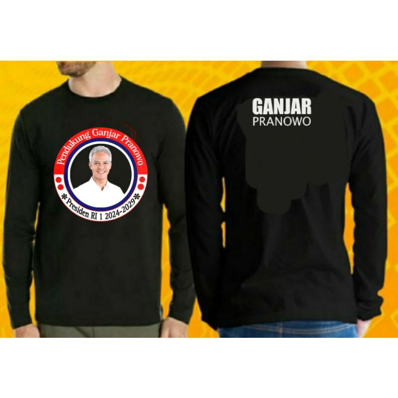 Kaos ganjar pranowo lengan panjang Juliafshion_shop