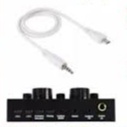 JA KABEL SOUNDCARD V8 MICRO USB TO JACK AUX 3.5mm SOUND CARD CABLE MICROUSB KE AUX 3,5MM V8 V8s V8 P
