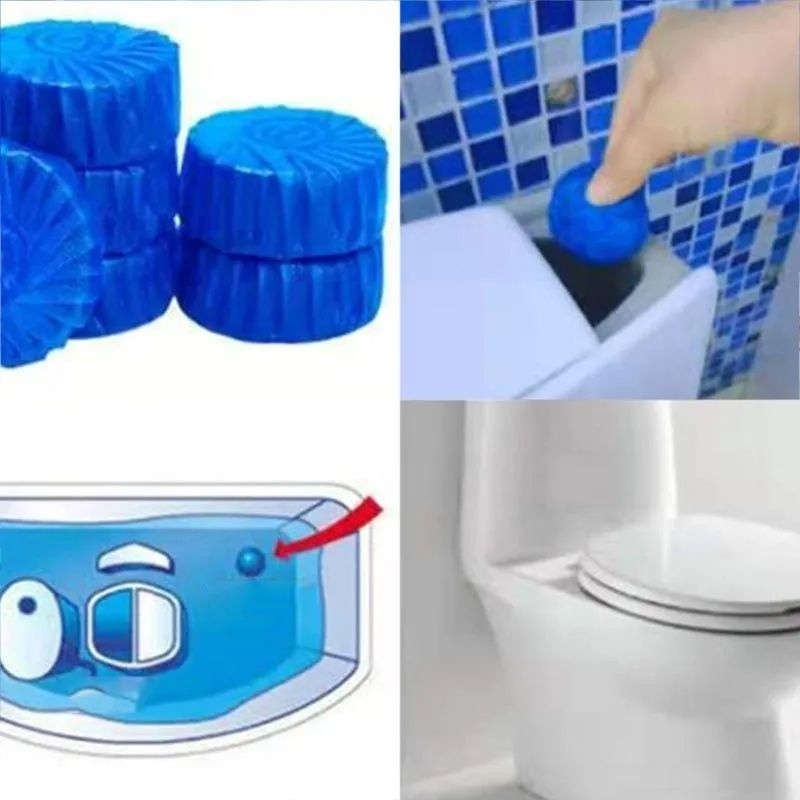 (Pimenova) Tablet Biru Pembersih Kloset Closet Toilet Wc 50gr Sibiru Penyegar Wc pembersih toilet