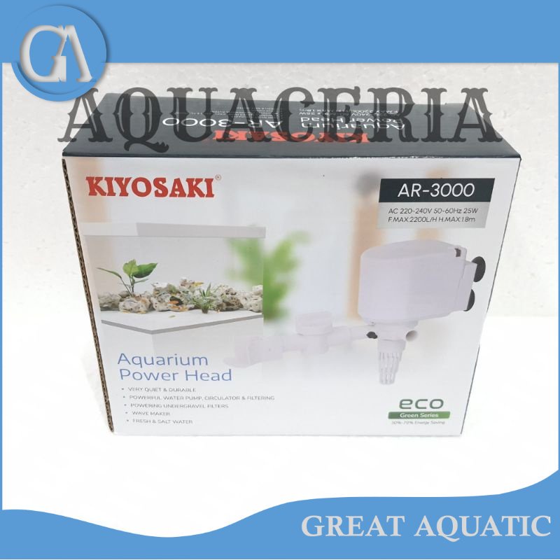 POMPA AQUARIUM KIYOSAKI AR 3000 POMPA CELUP AQUARIUM AQUASCAPE