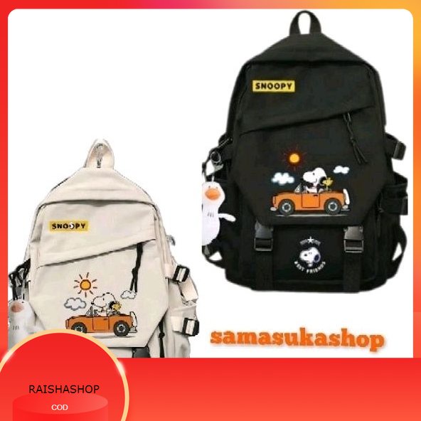 Tas Wanita Terlaris / Tas sekolah snoopy / Tas anak sekolah perempuan / Tas Melody / Tas ransel seko