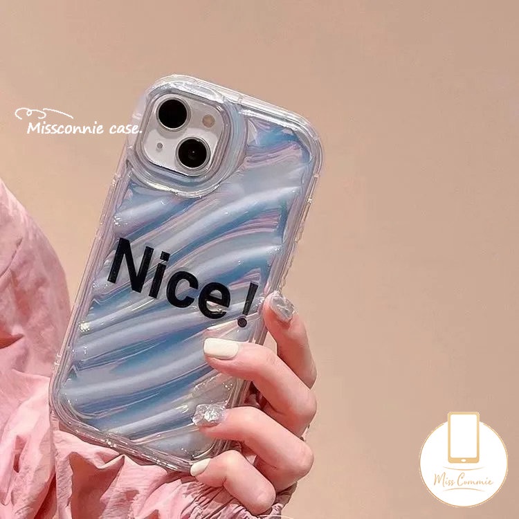 Luxury Simple Alfabet Inggris Bagus Case Cocok Untuk IPhone 11 13 14 12 Pro Max6 6S 7 8 Plus XR X XS MAX 7Plus 8Plus SE 2020lembut Tpu Bening 3D Bergelombang Melengkung Sarung Kartu Laser