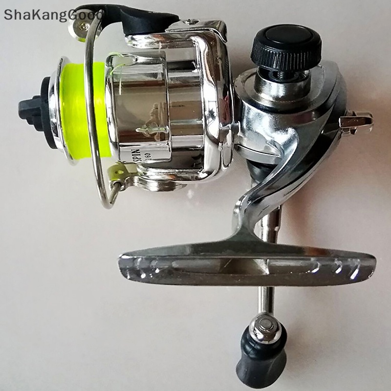 Skid Mini 100putar Gulungan Pancing Ikan Gurame Roda Baitcasg 4.3:1 Kecil Musim Dingin Es Gulungan Pancing Body Metal Max Drag Power 5KG SKK