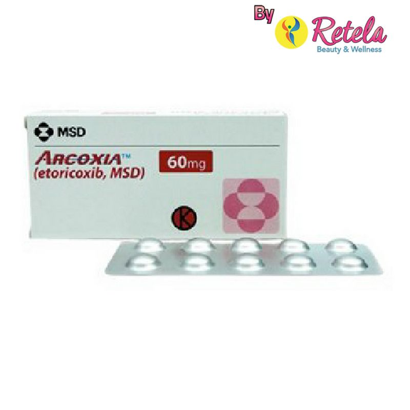 ARCOXIA 60MG 1 STRIP 10 TABLET ( Etoricoxib 60 mg )