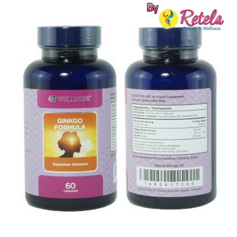 WELLNESS GINKGO FORMULA 60`S