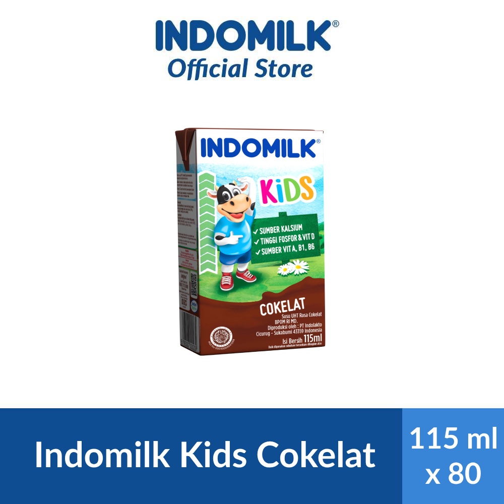 Promo Harga Indomilk Susu UHT Kids Cokelat 115 ml - Shopee
