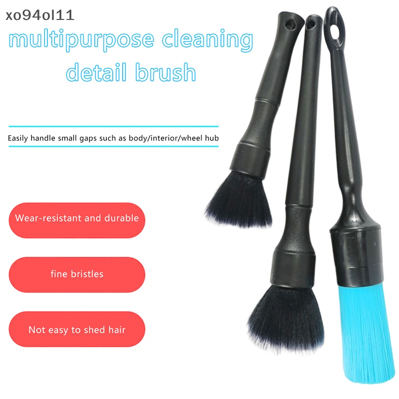 Xo Car Interior Exterior Detailing Brush Car Cleaning Auto Detail Tools Sikat Pembersih Dashboard Alat Pengangkat Debu OL