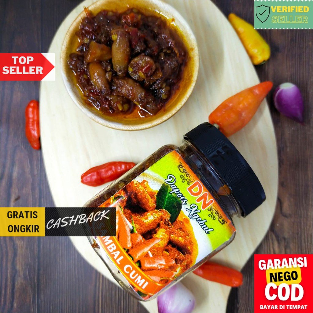 

Sambal cumi pedas 150 gr sambal cumi asin sambal baby cumi sambel cumi pedas sambel cumi baby asin .