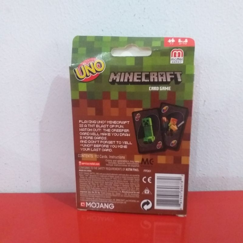 UNO MINECRAFT - BOARD GAME