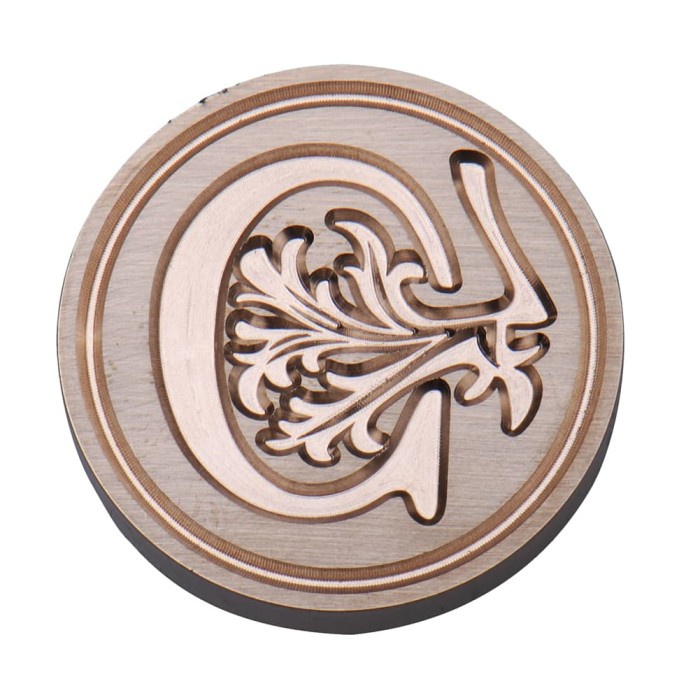 

Wax Seal Stamp Head - Kepala Stamp Lilin Inisial Huruf A - T - Huruf G