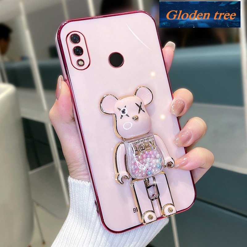 Toserbaloden pohon mustofaasing huawei y7 2019 huawei y9 2019 huawei y7 pro 2019 Casing ponsel 1oftcase kampaslectroplated silikon tahan guncangan anti slip stapelrotector suketmooth suketrote megaproumper desain baru