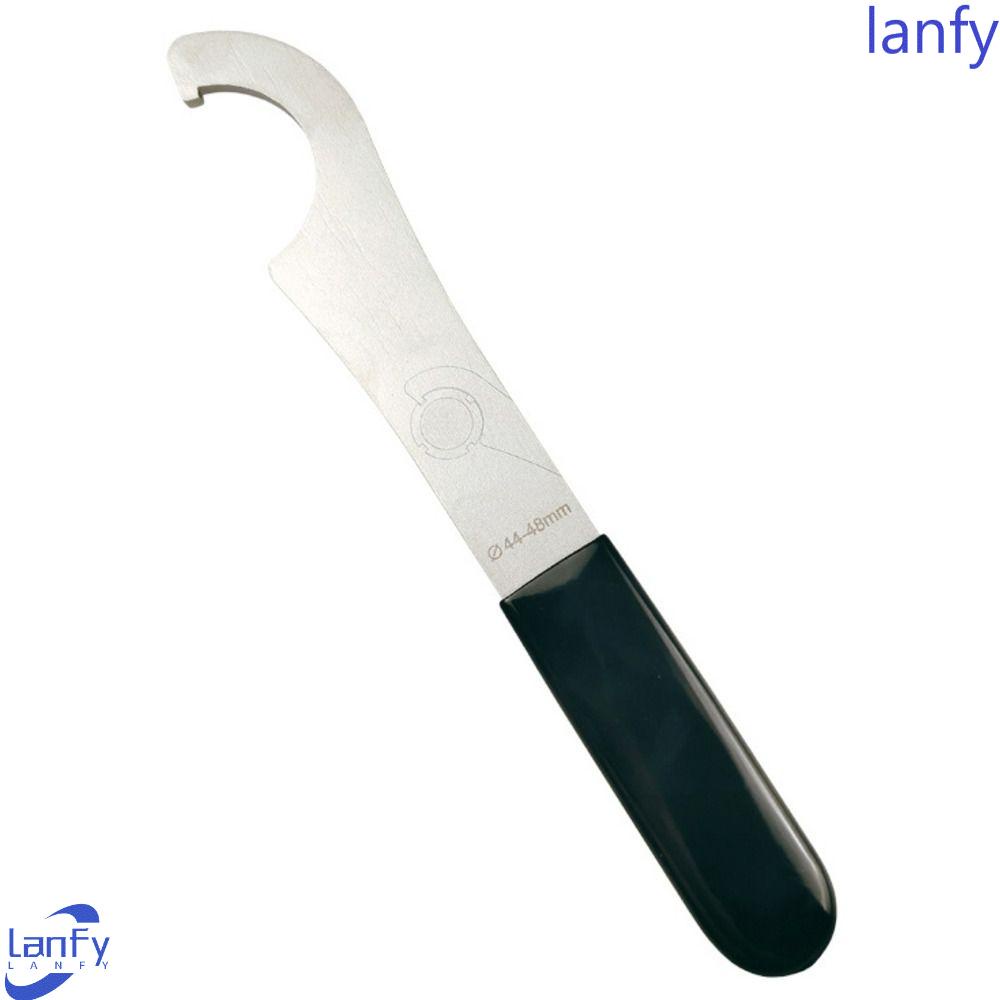 Lanfy Sepeda Bawah Bracket Wrench Bersepeda Bagian Alat Bongkar Pasang Sepeda Gigi Tetap Ekor Kunci Ring Hook Wrench