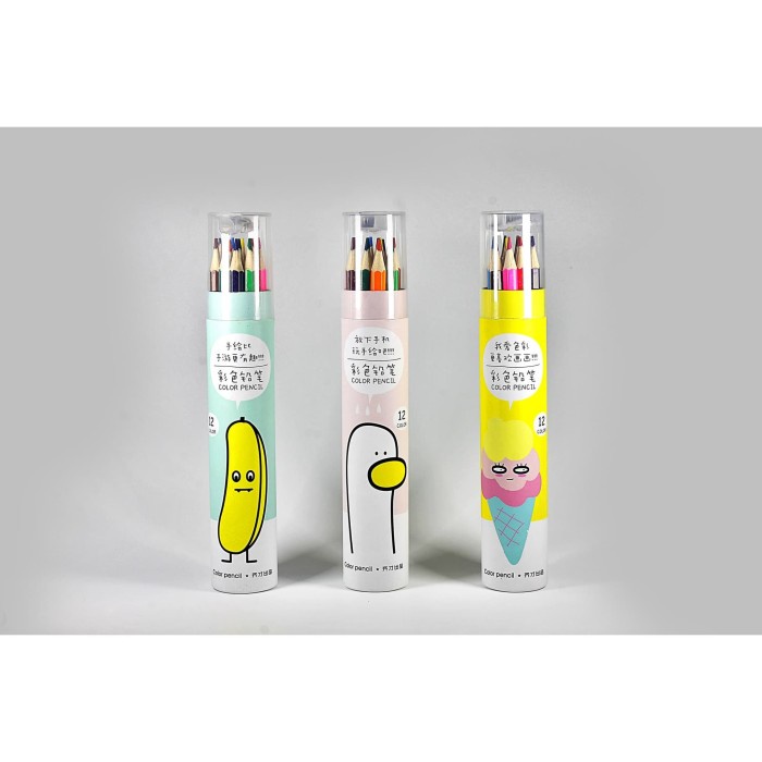 

ARS04 Pensil Warna 12 Warna / Pensil Warna Set / Pencil Color with Box