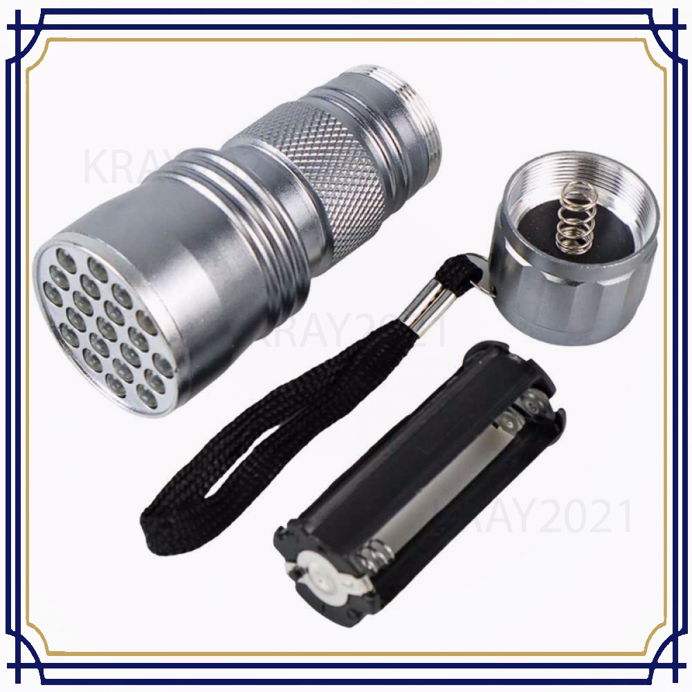 TaffLED Senter Ultraviolet 395nm 21 LED - UV-21