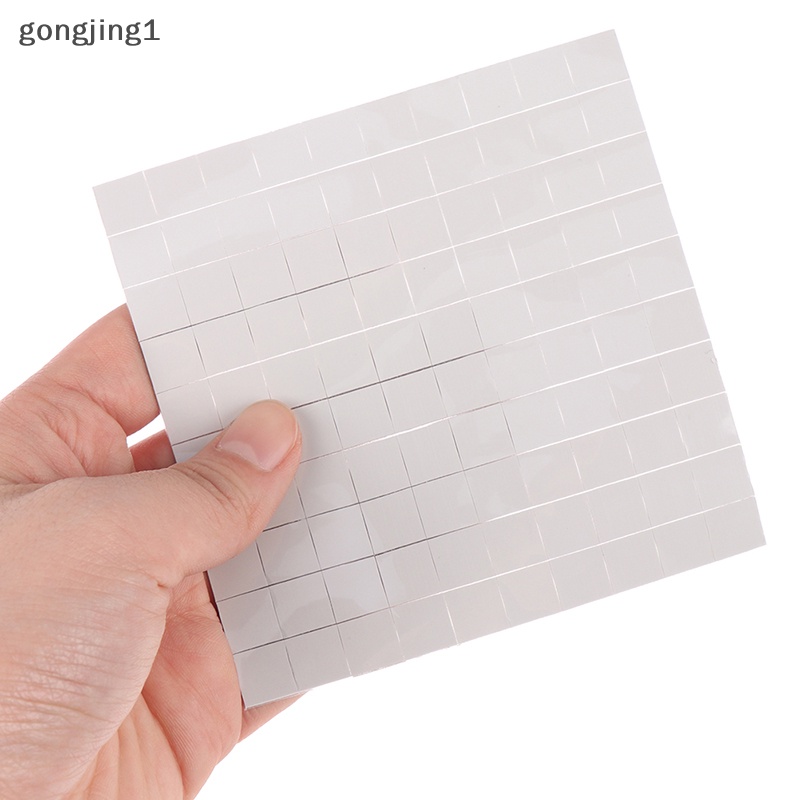 Ggg 100x 10mm*10mm*0.5mm GPU CPU Heatsink Pendingin Konduktif Silikon Thermal Pad ID