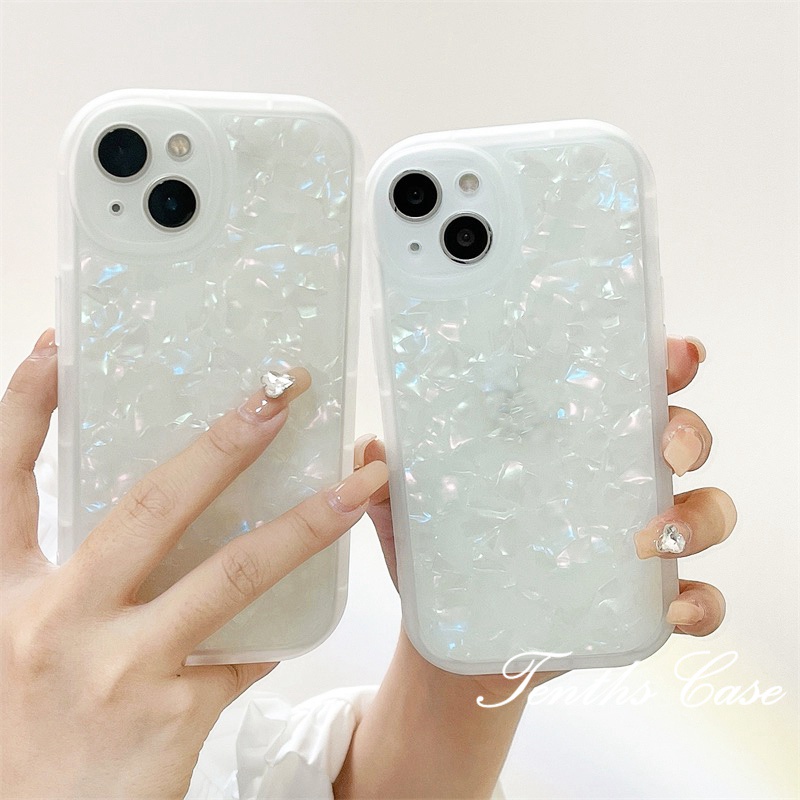 Oppo A12 A5s A3s A96 A76 A15 A15s A53 A31 A5 A9 2020 A52 A92 A72 Reno5 6 7 Pro 7Z 6Z 5Z F9 F11Pro Casing Handphone Motif Kerang Mata Besar Soft Cover