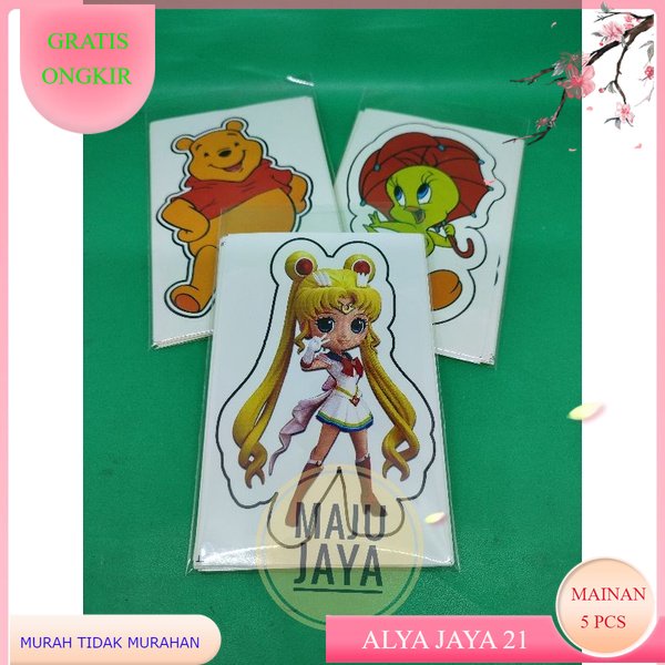 

Stiker Karakter Sablon Isi 5 Lembar