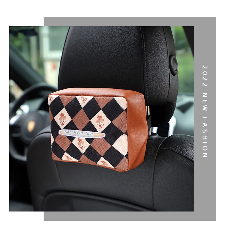 Kotak Tisu Gantung Mobil, car creative cute armrest box, Laci Kertas