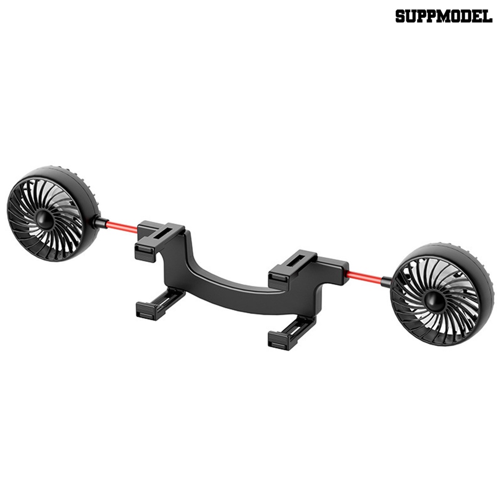 [SM] Kipas Spion Mobil Dapat Diputar 360derajat 3speed Adjustable Quick Cooling 12/24V Universal Besar Airflow Auto Spion Cooling Fan Aksesoris Mobil