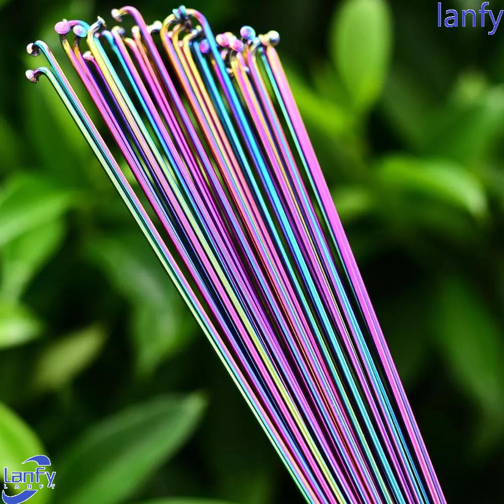 Lanfy Jari Jari Jari Sepeda 29inch 14G Road Bike Spokes Nipples 304tangan Sepeda Gunung Stainless Steel