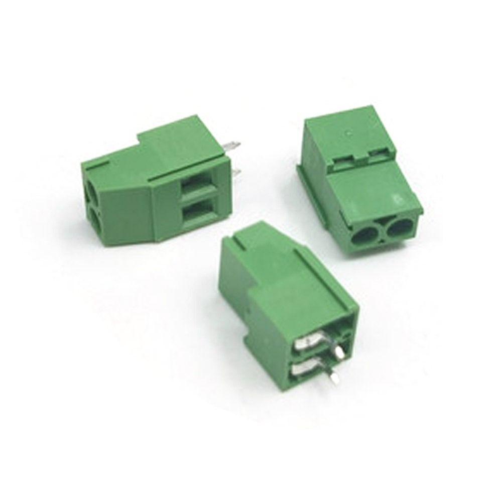 Populer 5pcs Konektor Blok Terminal PCB HCG129-5.0mm Sekrup PCB 2P 3P Blok Terminal Untuk Diameter Kawat Digunakan: 24-12AWG 2.5mm2