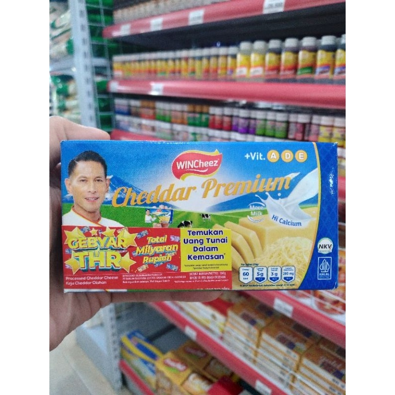 

Promo KEJU WINCHEEZ CHEDDAR PREMIUM 160GRAM [Bisa COD]