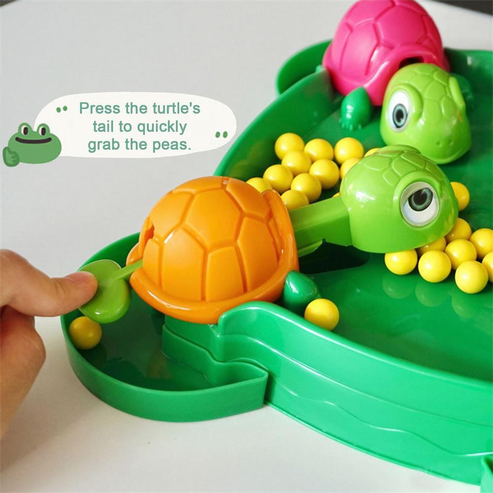 Mainan Permainan Catur Anak Hungry Turtle Baru Quick Response Game Orang Tua Anak Interaktif Chessboard Game