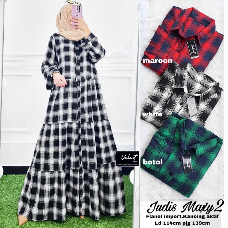 ENVIKA JUMBO • JUDIS MAXY ORI VALENT | (Ld Jumbo) Flanel Premium