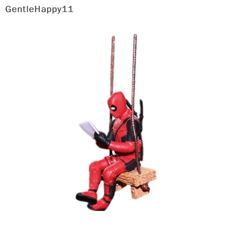 Gentlehappy Dekorasi Interior Mobil Figure Deadpool Center Console Spion Decor id