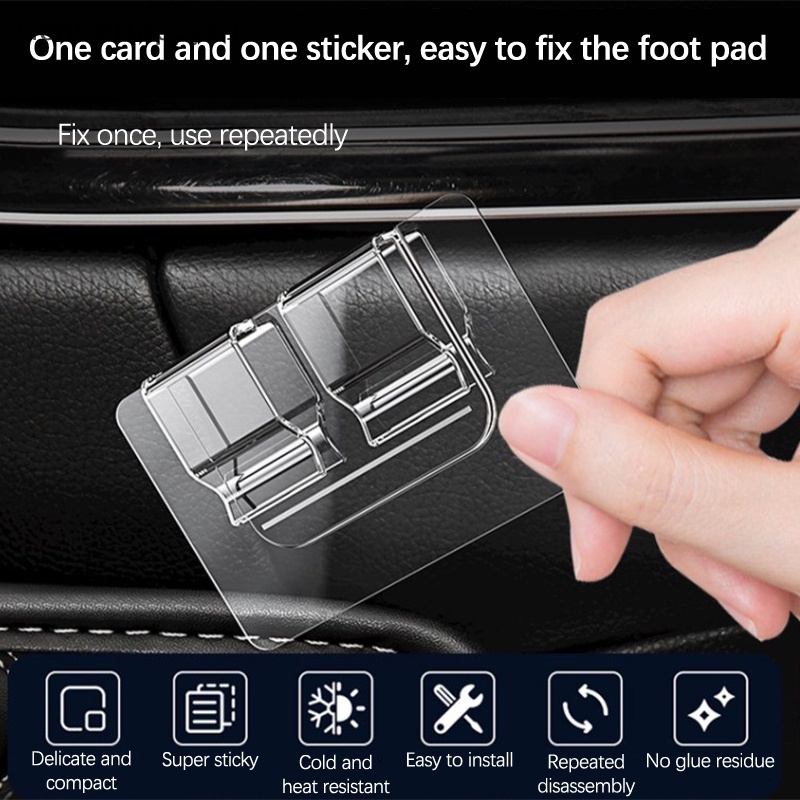 Gentlehappy 10pcs Universal Alas Lantai Mobil Anti-Slip Klip Hook Karpet Memperbaiki Grips Klem id