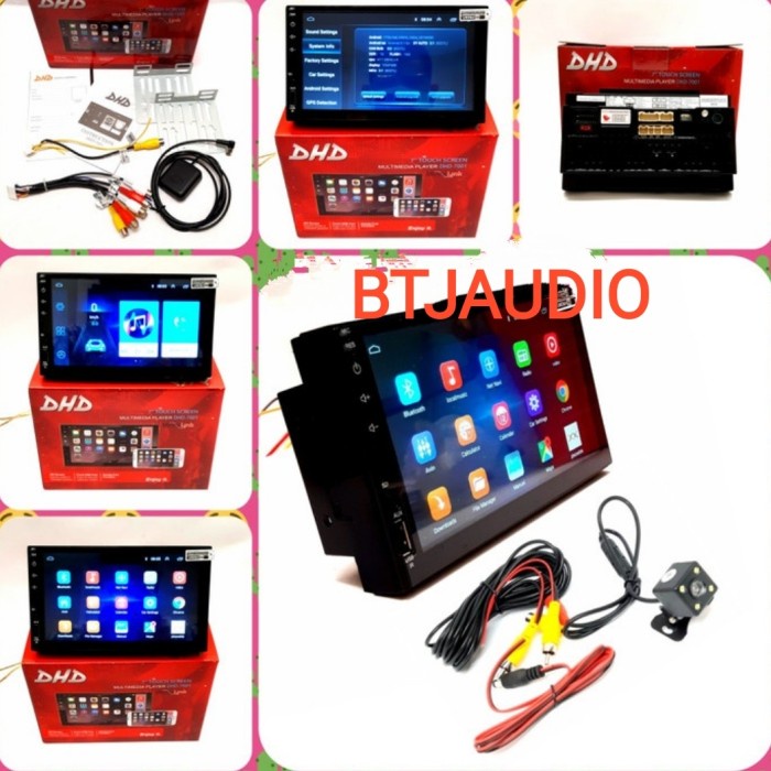 HEAD UNIT TAPE TV MOBIL DOUBLE DIN OS ANDROID DHD 7 INCH + KAMERA