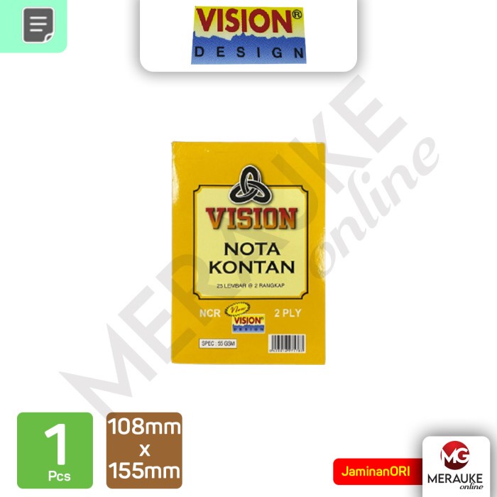 

Nota Kontan VISION Kecil 2 Ply