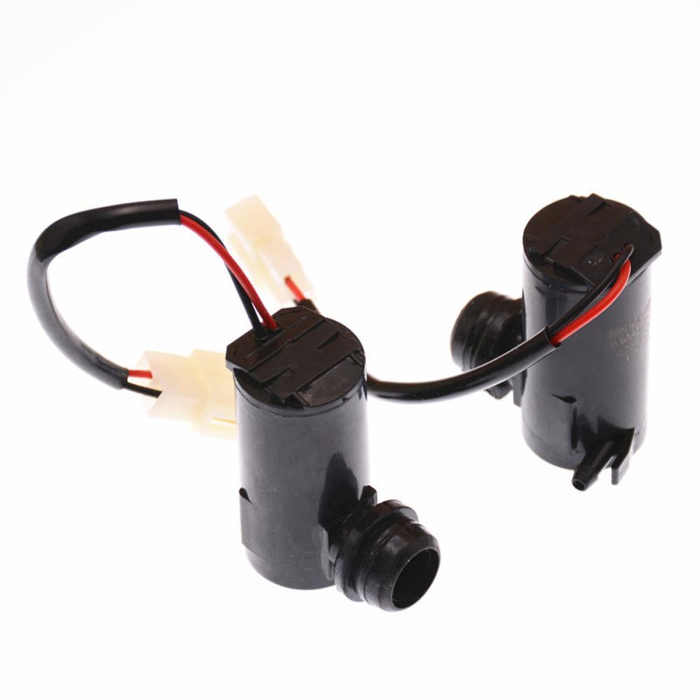 Openmall 12V /24V Universal Kendaraan Pembersih Kaca Depan Tangki Air Motor Wiper Kaca Depan Mesin Cuci Pompa Air Jet Motor S2X3