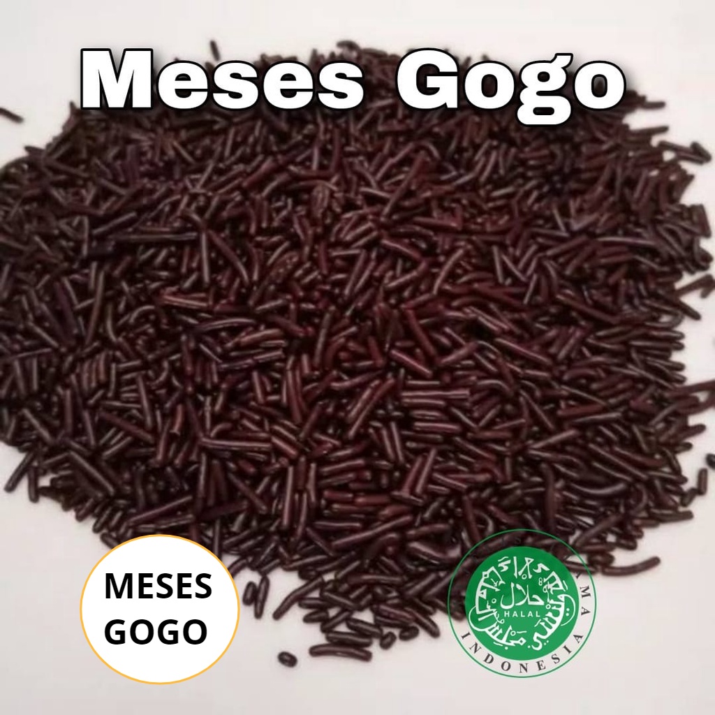 

MESES GOGO 250gr / Meses Coklat / Meises Cokelat Butir Compound