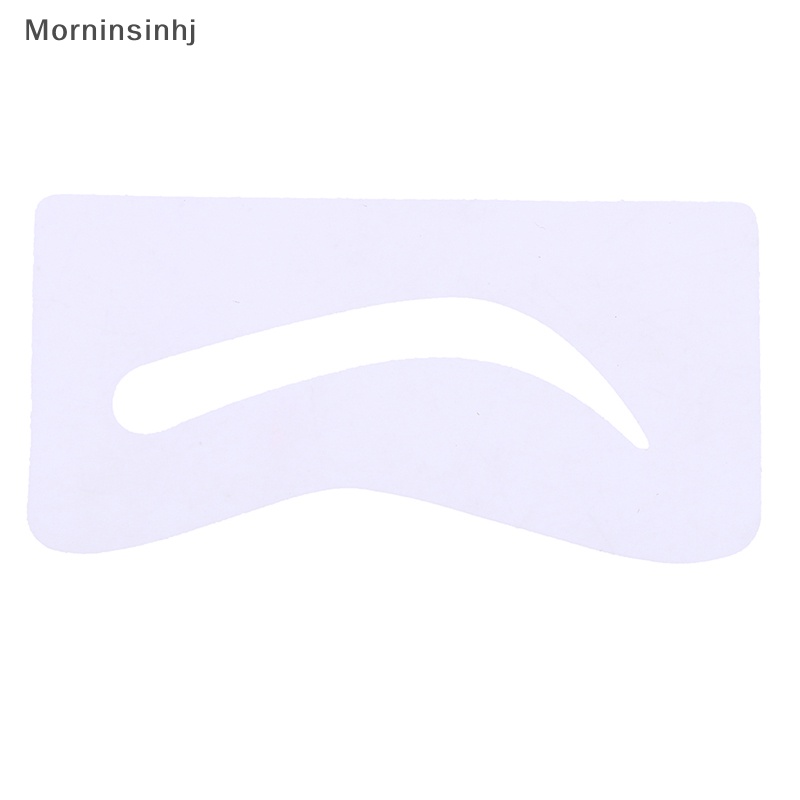 Mornin 10pasang Pembentuk Alis Membentuk Stensil Grooming Pesona Template Kartu Alis Makeup id
