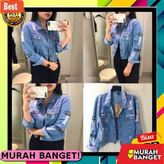Jaket denim wanita terbaru- Jacket Wanita Jeans Jaket Jins Import Cewek Remaja Jket Cewe Terbaru J J