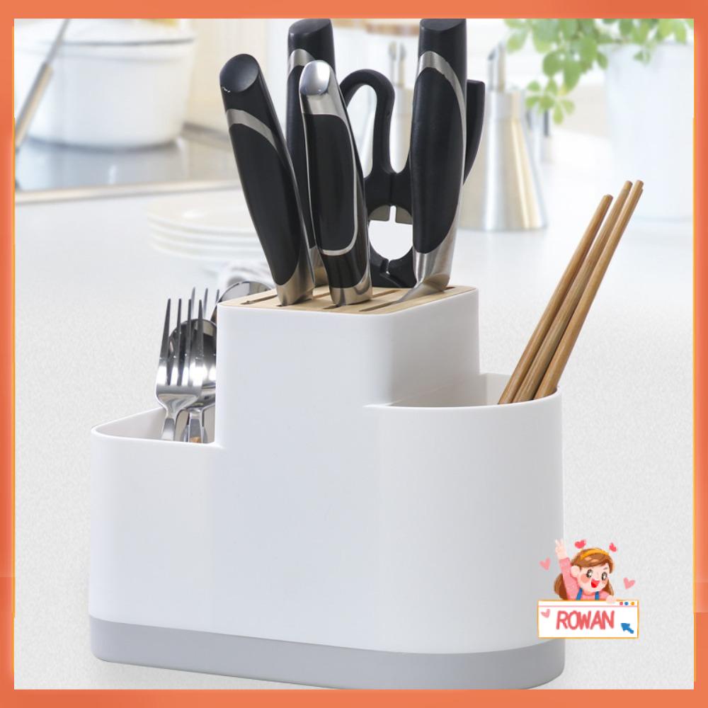 R-FLOWER Tempat Sendok Garpu Alat Dapur Rumah Multifungsi Cookware Organizer