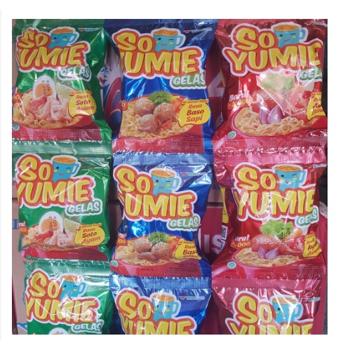 

SO YUMIE / MI GELAS / 1 RENCENG ISI 10 PCS
