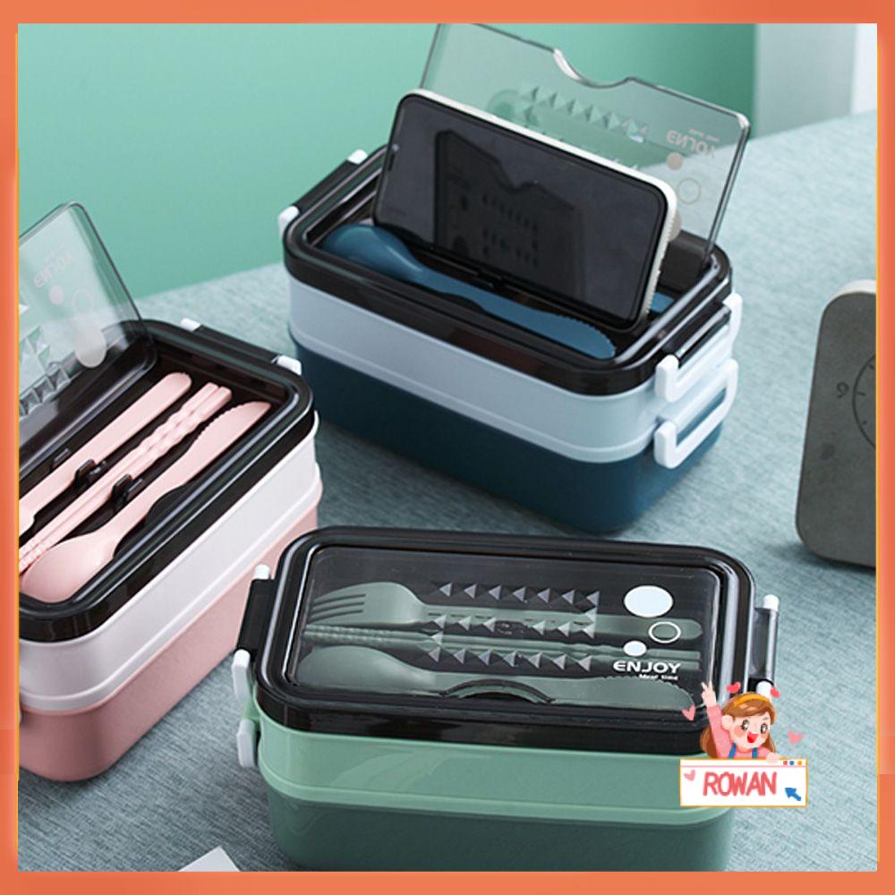 R-FLOWER Lunch Box Home Portable Peralatan Makan Pemanas Microwave