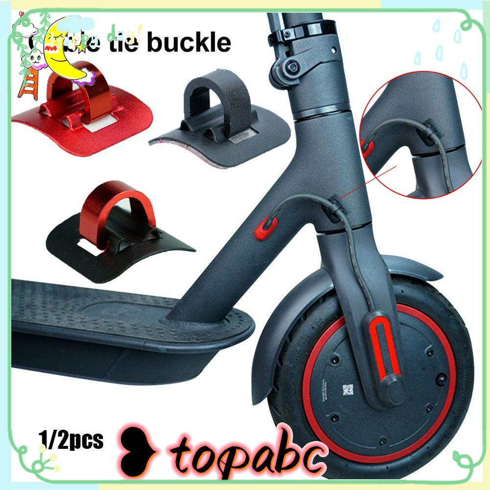 TOP 1/2pcs Gesper Pengikat Kabel Skuter Listrik Panas Alloy Scooter Aksesoris Untuk Xiaomi/Mijia M365 &amp; PRO