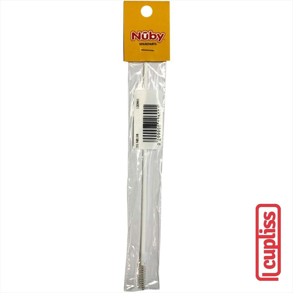 Nuby 132868 Straw Brush 2022 Pembersih Sedotan Botol Sikat